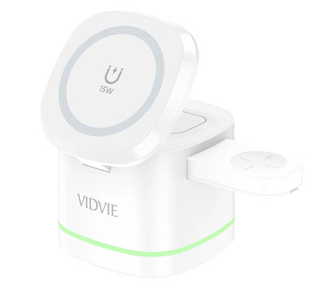 Picture of VIDVIE 3-in-1 Magnetic Wireless Charger
