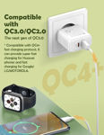 Picture of Dual-Port Fast Wall Charger 45W (USB-C + USB-A) - LDNIO A2526C